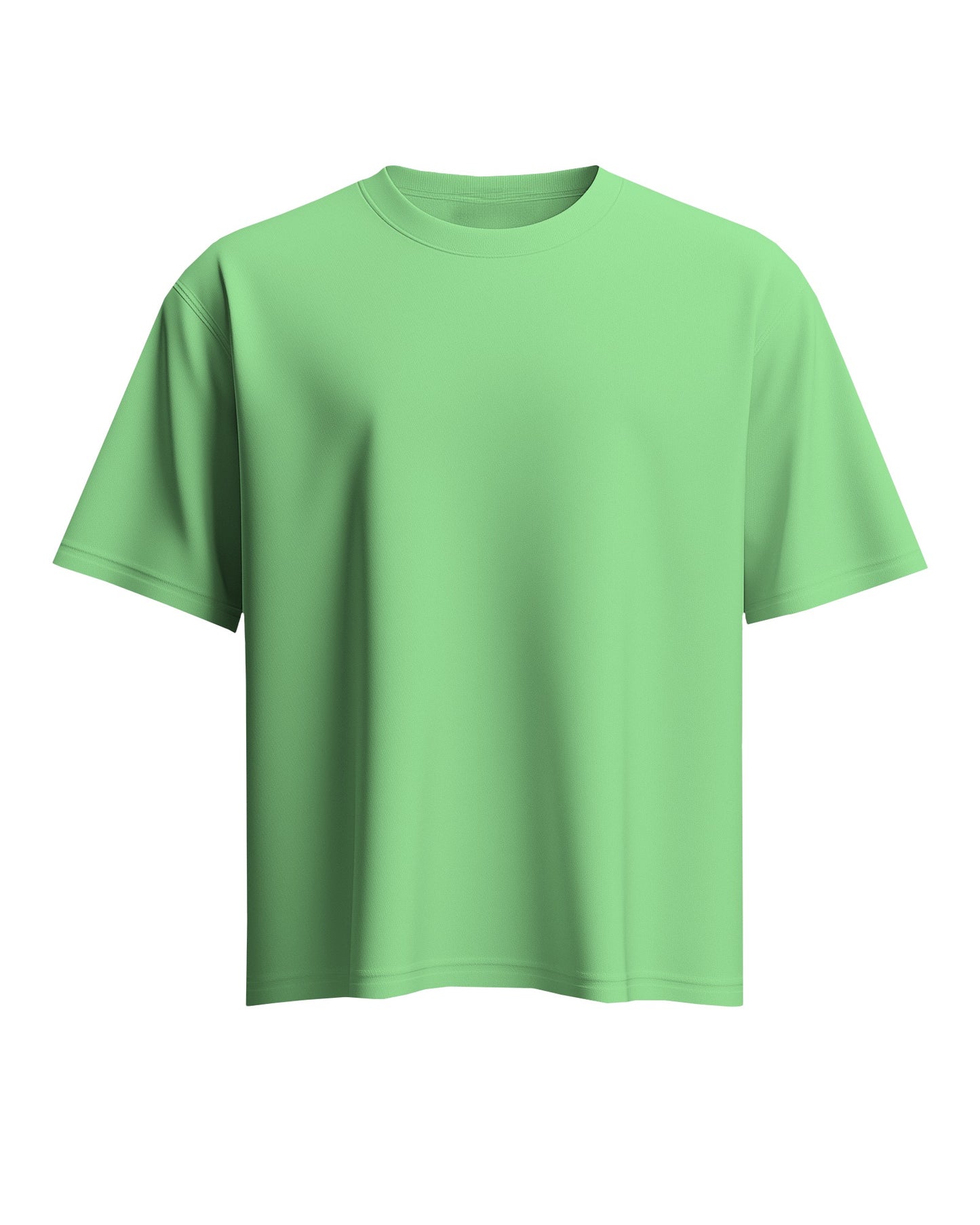 Unisex Oversized Plain T-Shirt – Mint Green | Minimalist Casual Streetwear Essential
