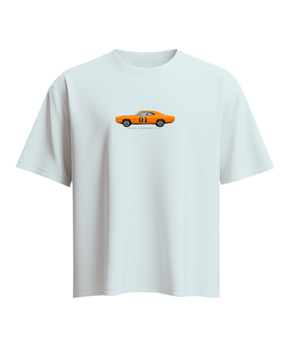 Unisex Minimal Design Oversized T-Shirt – White | Dodge